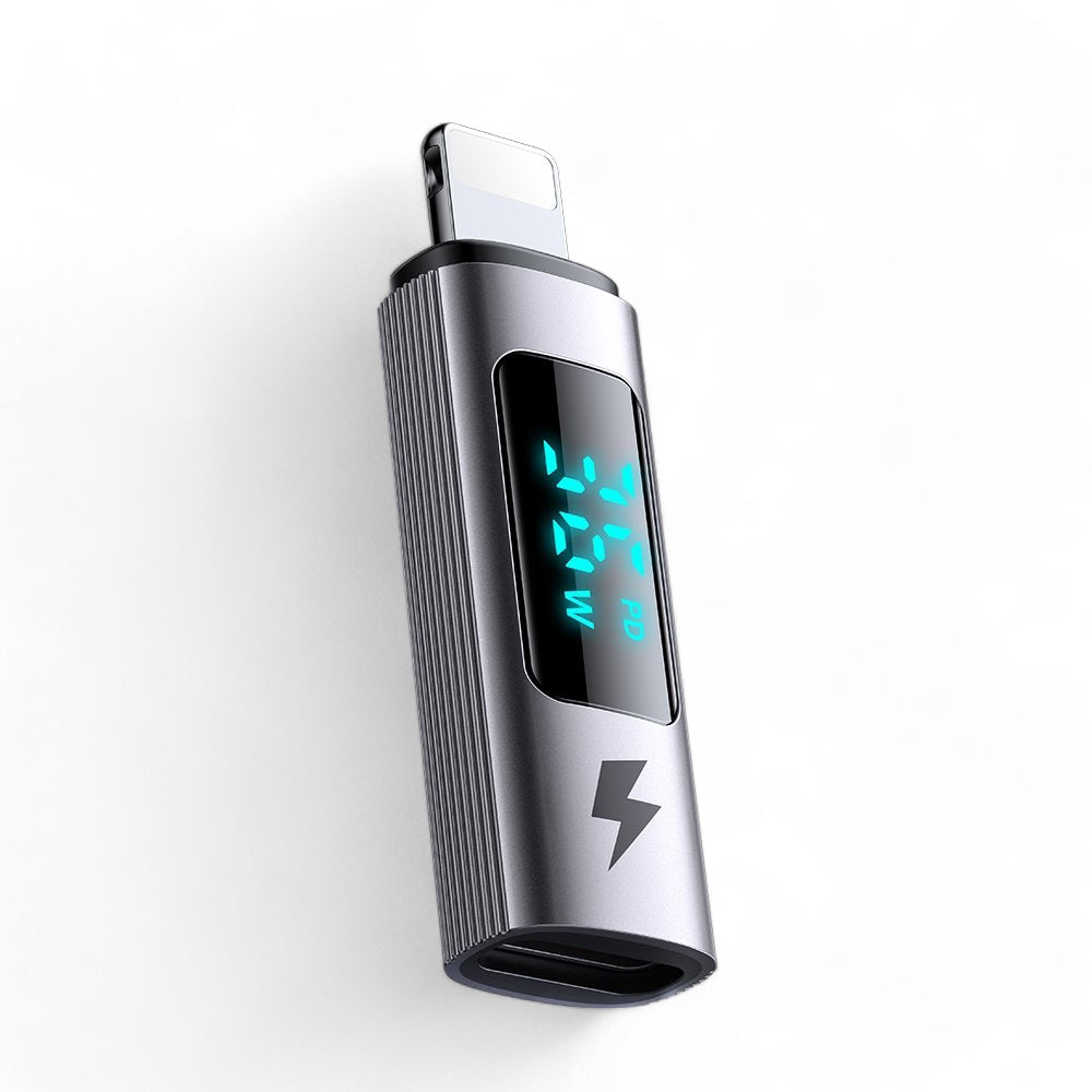 Accesorio mcdodo adaptador ca-6100 adaptador otg tipo-c a lightning color gris
