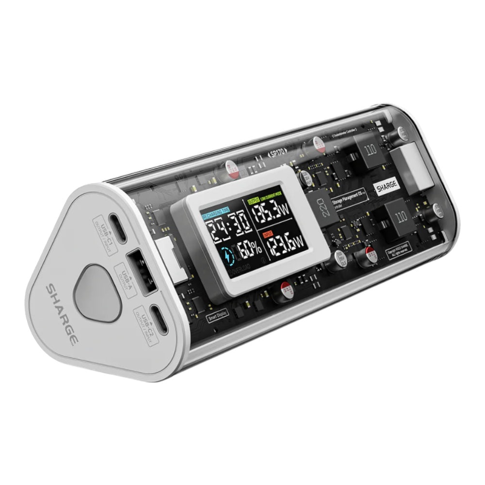 Accesorio sharge bateria shargeek 170 capacidad 24,000 mha color blanco