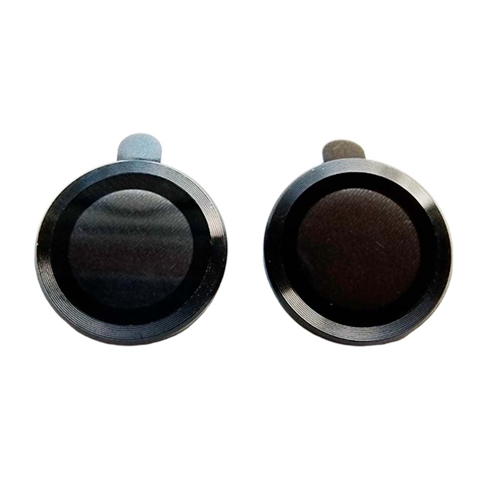 Accessory the king tempered glass camera iphone 15 plus metal black color