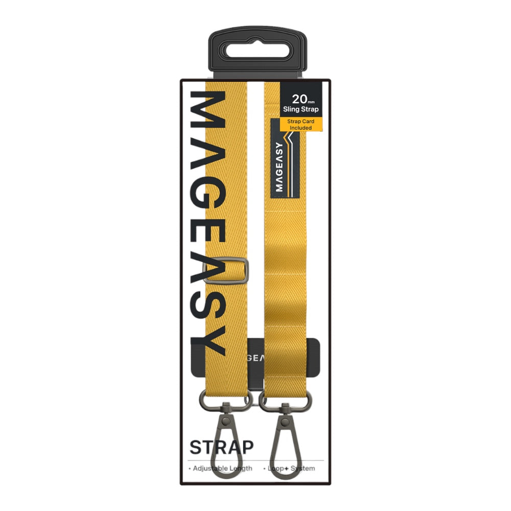 Switcheasy Strap Accessory 20mm For Any Cell Phone Yellow Color
