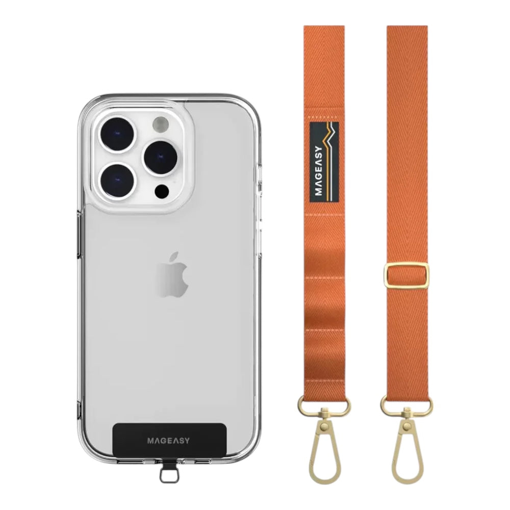 Switcheasy Strap Accessory 20mm For Any Cell Phone Orange Color