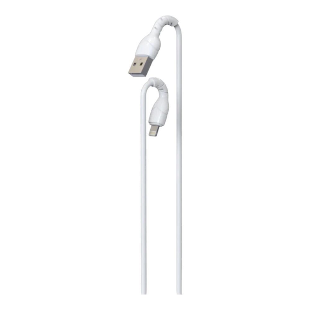 Cable devia usb devia lightning kintone series economico ec406 color blanco
