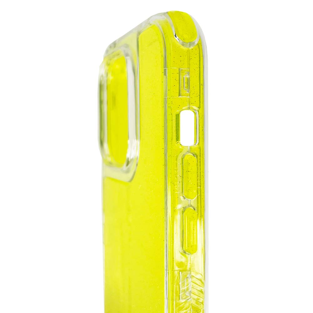 Estuche el rey glitter iphone 14 pro defender color verde