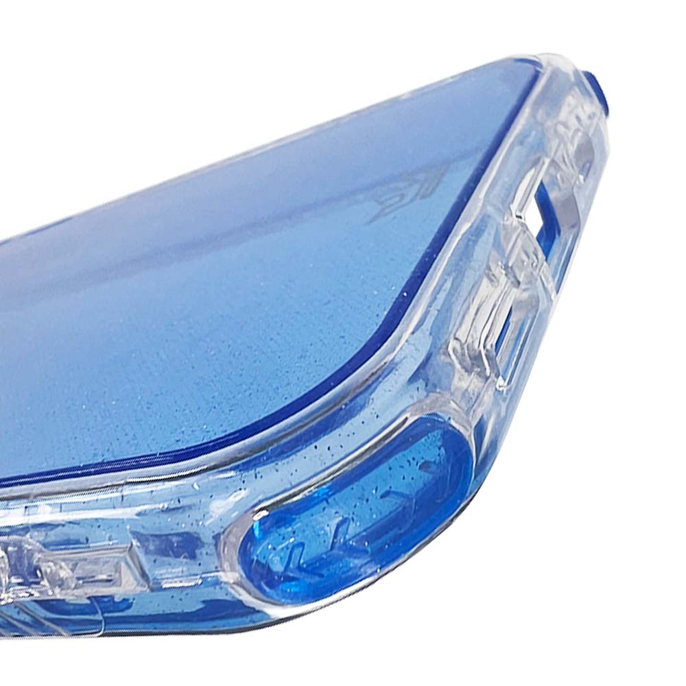 Estuche el rey glitter iphone 14 defender color azul