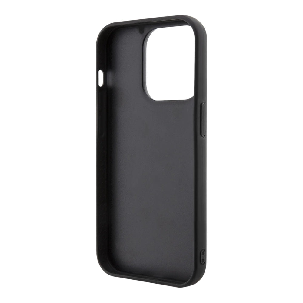 Estuche karl lagerfeld hard case iphone 15 pro - rubber black hard case 3d ikonik nft color negro