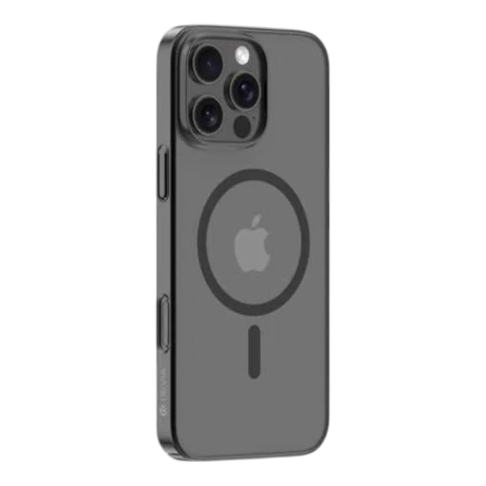 Estuche devia magsafe iphone 16 pro max glimmer magnetic series case(pc) color negro