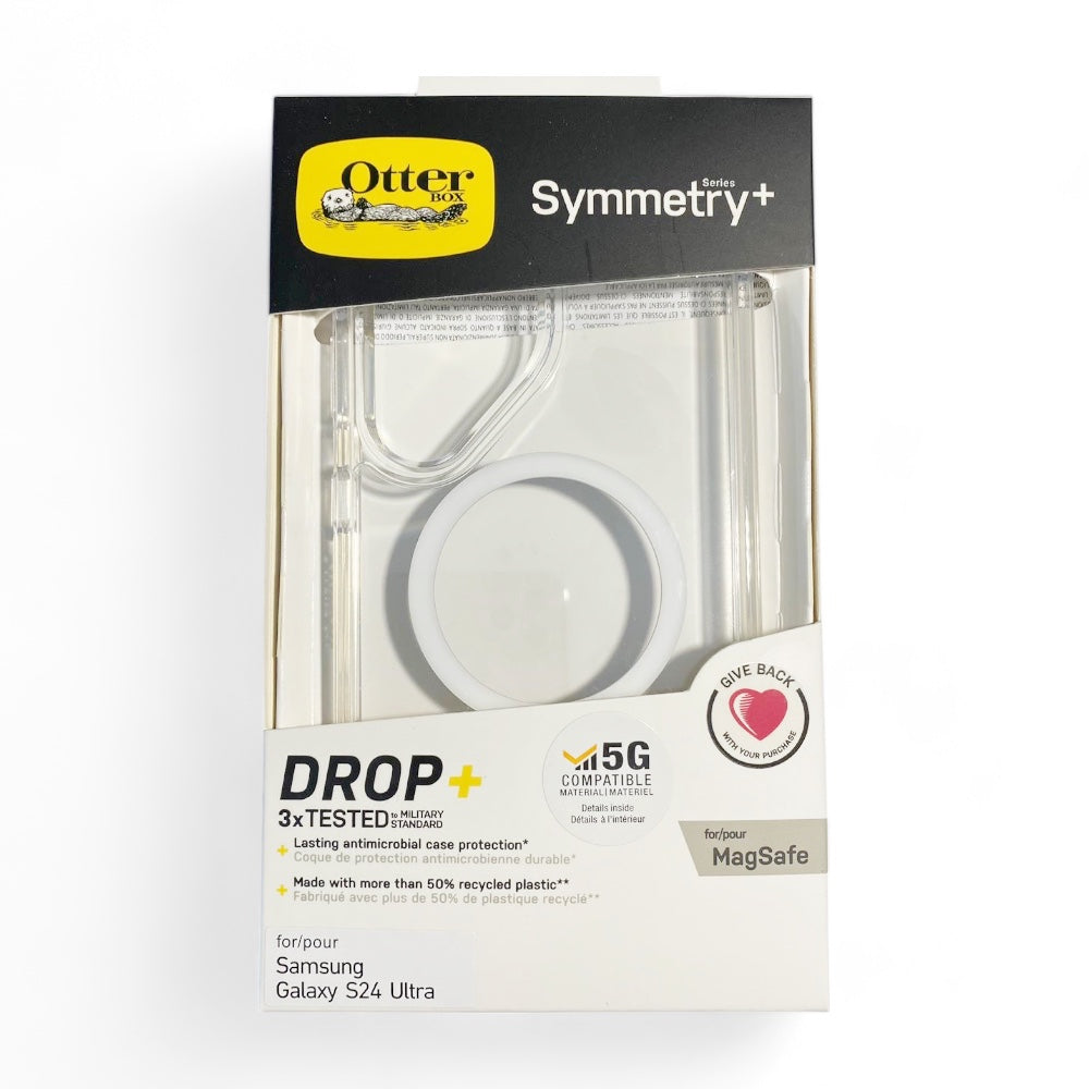 Estuche otterbox symmetry magsafe samsung s23 ultra color transparente