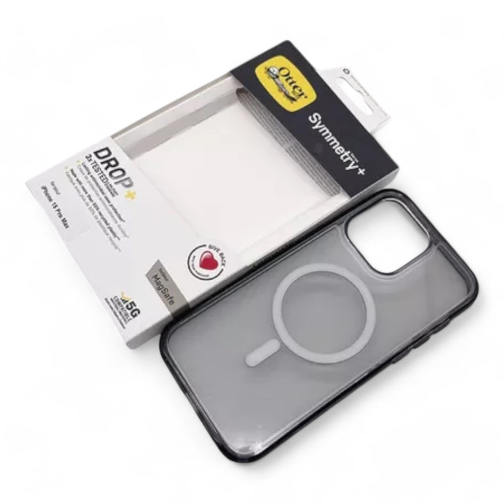 Estuche otterbox symmetry con magsafe color negro modelo iphone 14