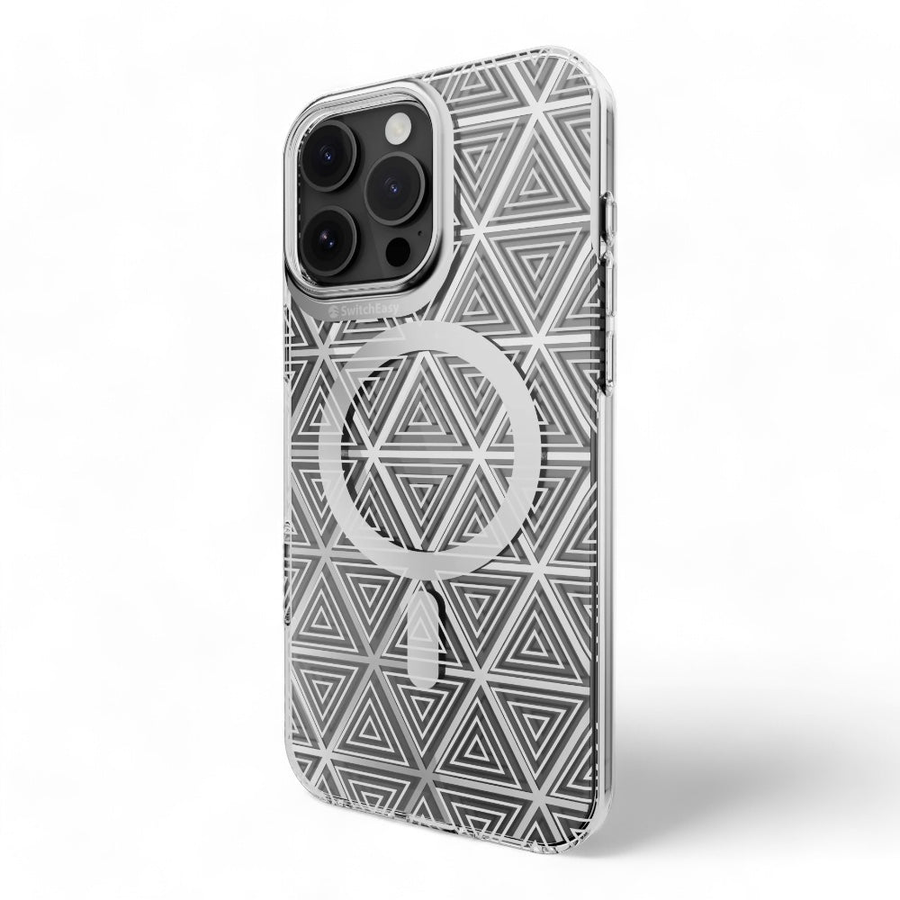 switcheasy artist case iphone 16 pro max artist m 3d patterned shockproof case aurora color multicolor