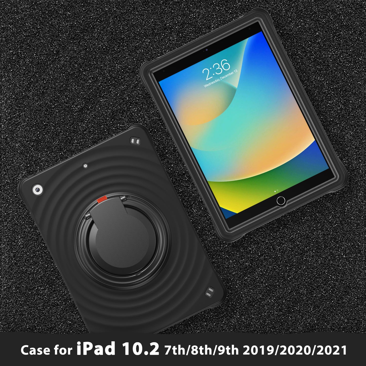 Estuche chief engineer b series modelo ipad 10.2 color negro con strap