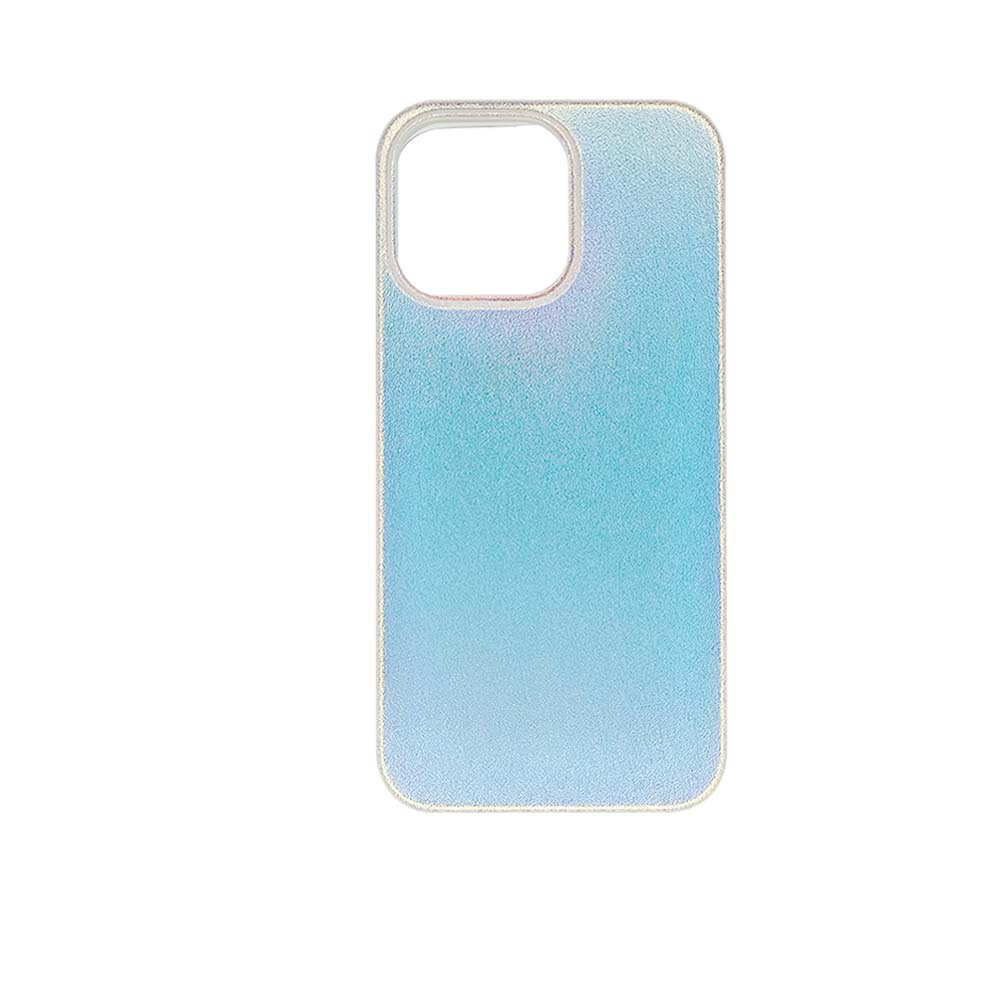 The king cosmos case for iPhone 15 iridescent texture multicolor color