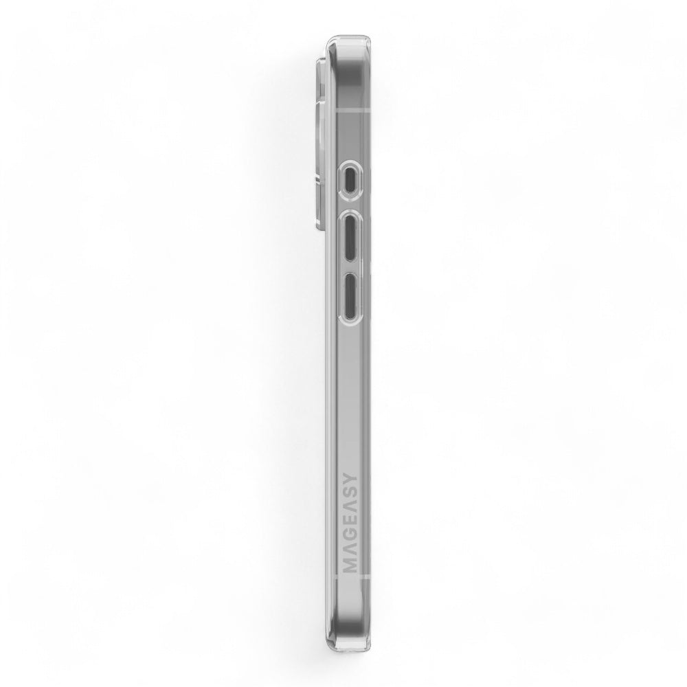 switcheasy skin iphone 16 bright m never yellowing shockproof clear case transparent color
