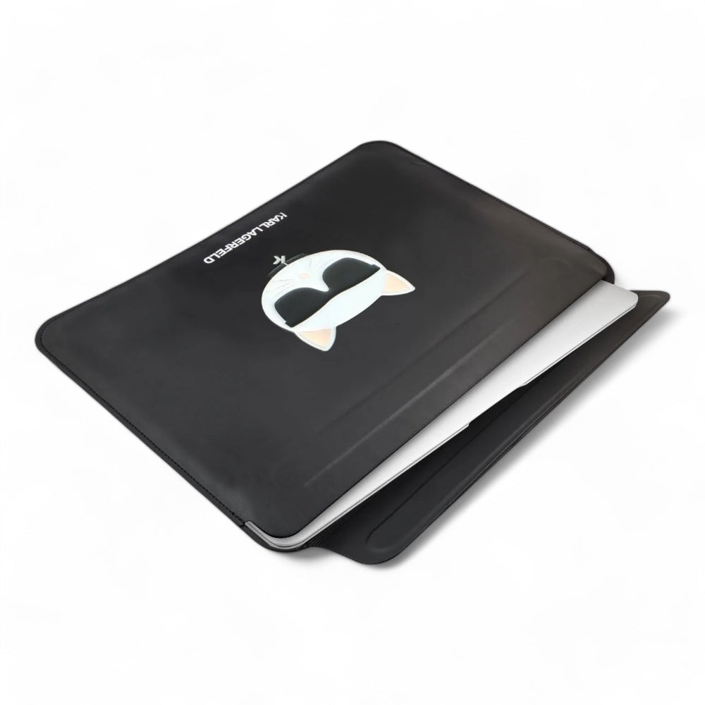 Estuche karl lagerfeld comp sleeve choupette 13" black computadora 13 inch color negro