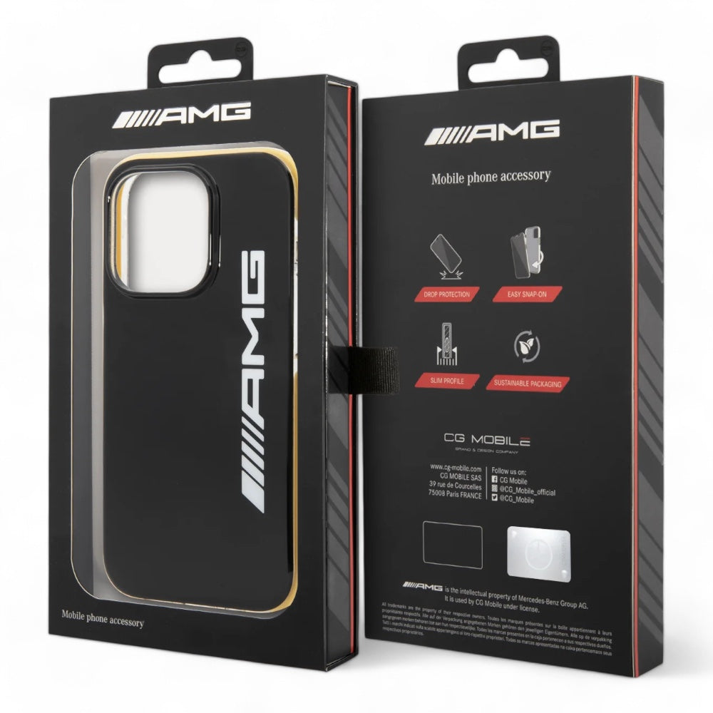 Estuche amg hc pc/tpu black yellow iphone 14 pro max color amarillo