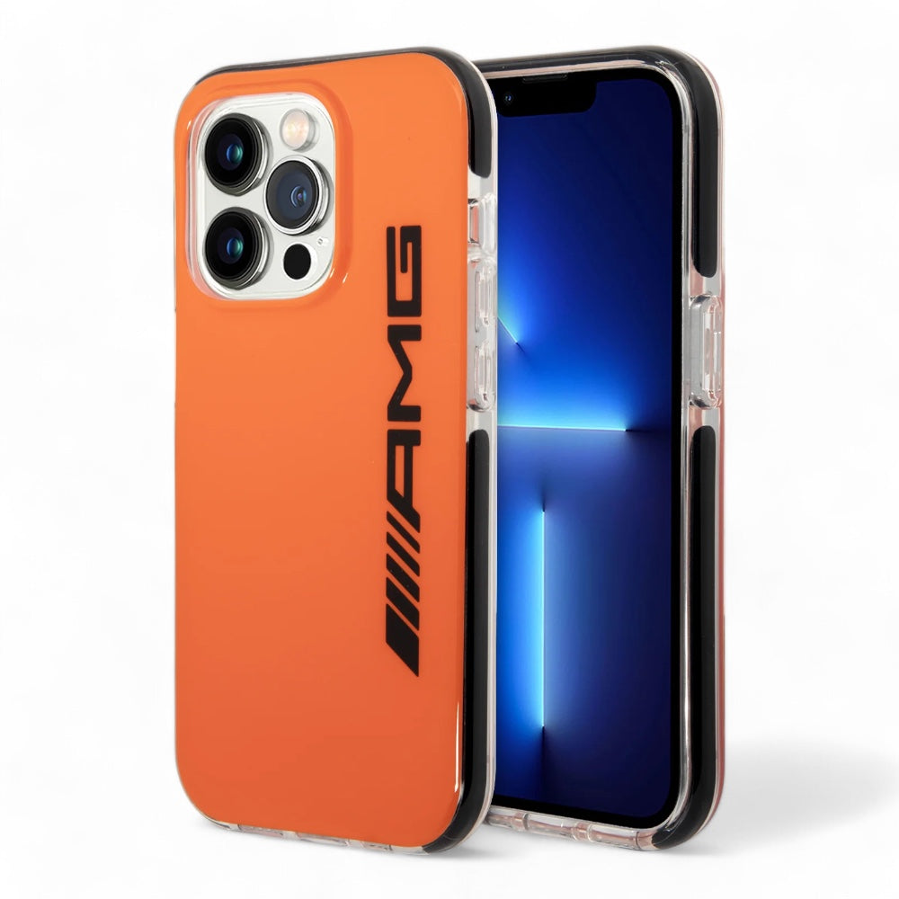 Amg Hc Pc/Tpe Orange Black Case Iphone 14 Pro Max Color Black
