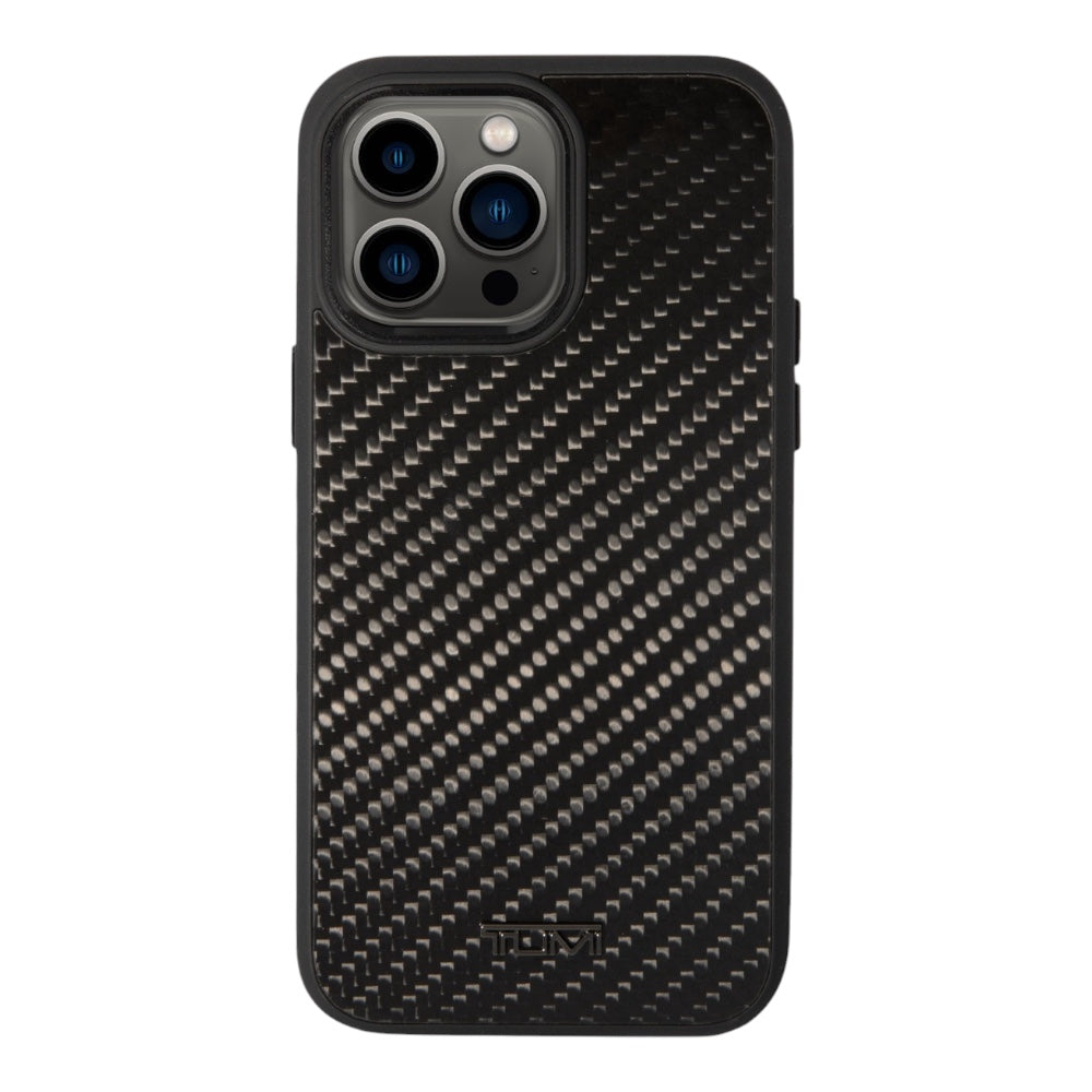 Estuche tumi skin iphone 14 pro genuine aluminum hard case color negro