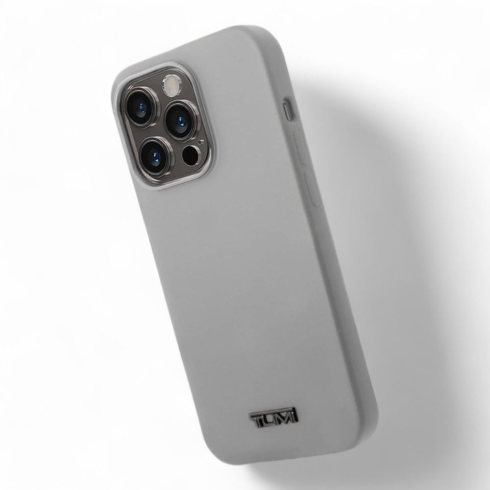 Tumi Hc Magsafe Liquid Silicone Fog Iphone 14 Pro Max Case Gray