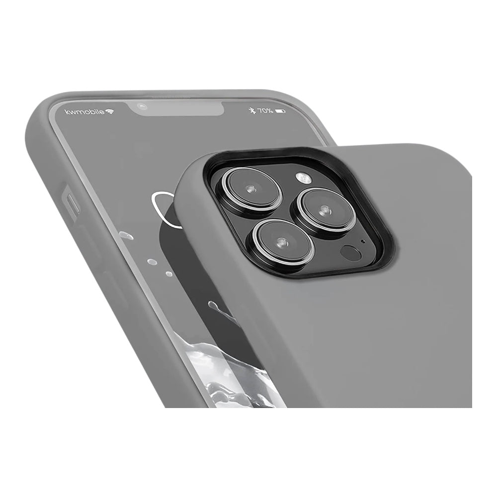 Tumi Hc Magsafe Liquid Silicone Fog Iphone 14 Pro Max Case Gray