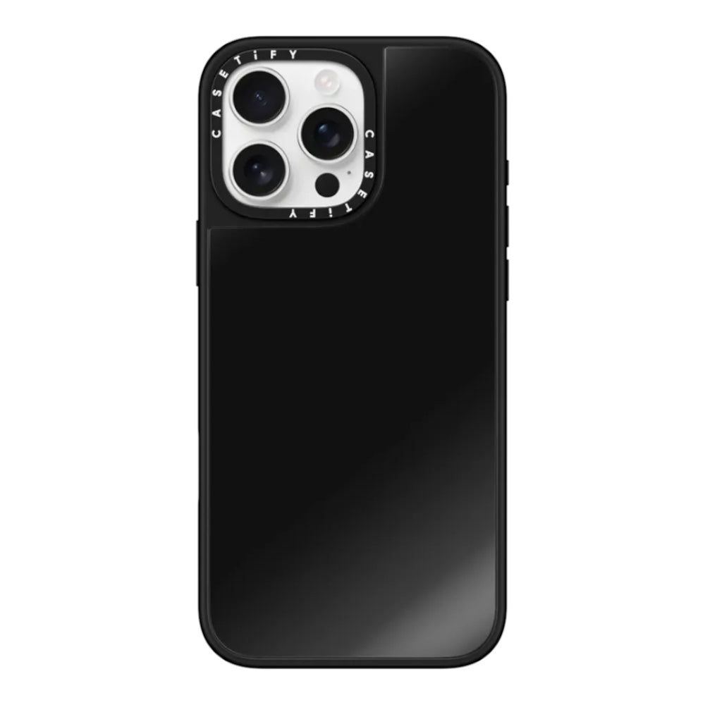 Casetify mirror marco negro iphone 16 pro color negro