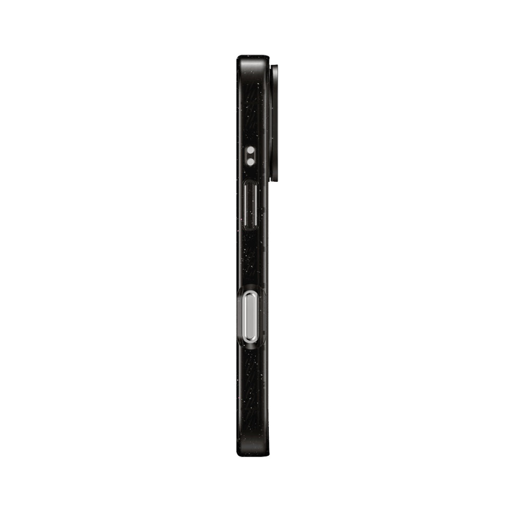 Casetify ring stand con magsafe marco negro iphone 15 pro color transparente