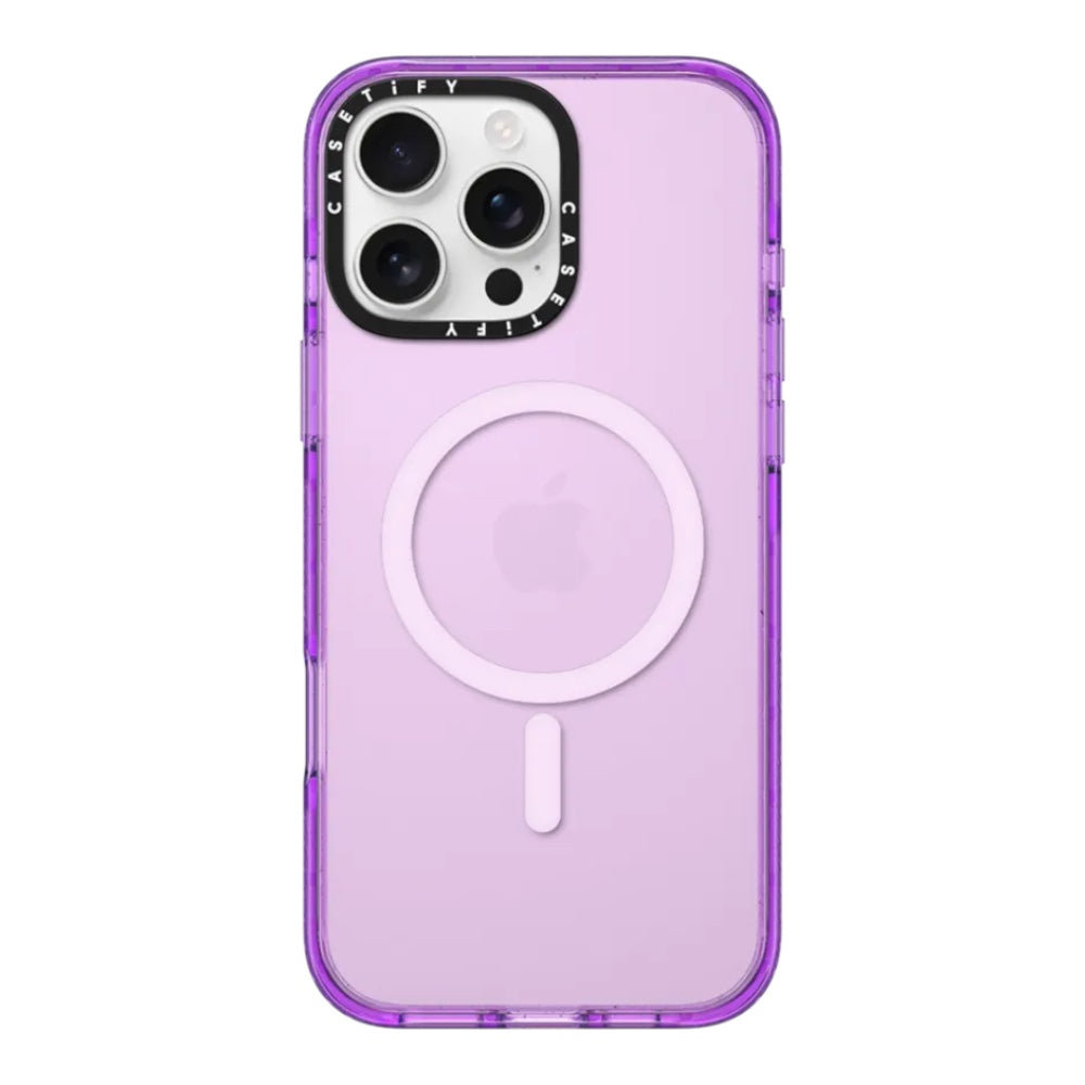 Casetify impact con magsafe iphone 15 morado