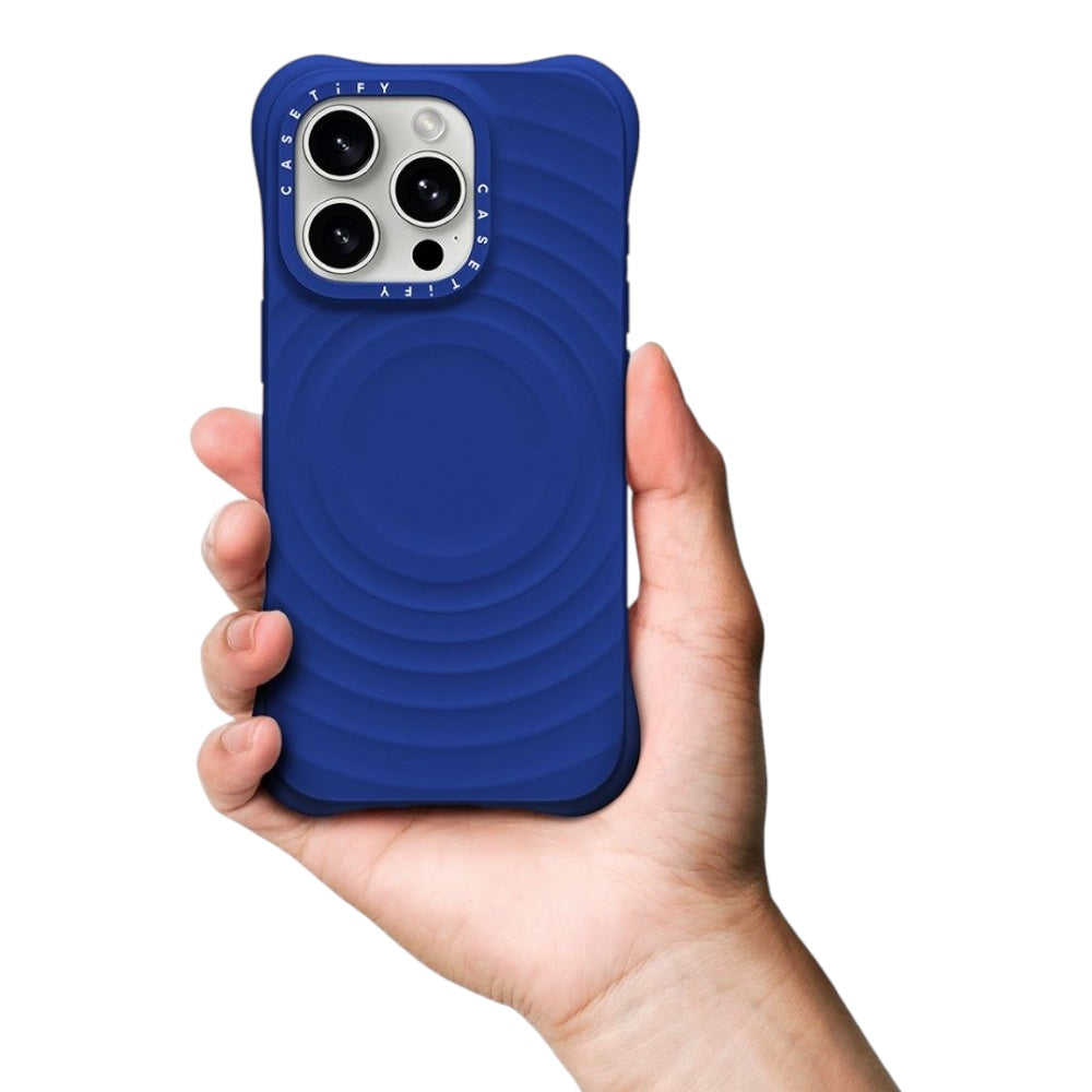 Casetify ripple iphone 15 plus / 14 plus color azul