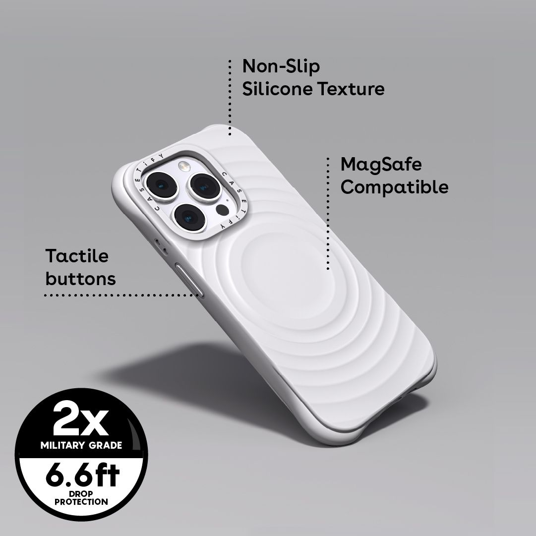 Casetify ripple iphone 15 plus / 14 plus color azul