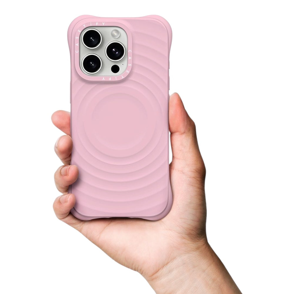 Casetify ripple iphone 14 pro max color rosado