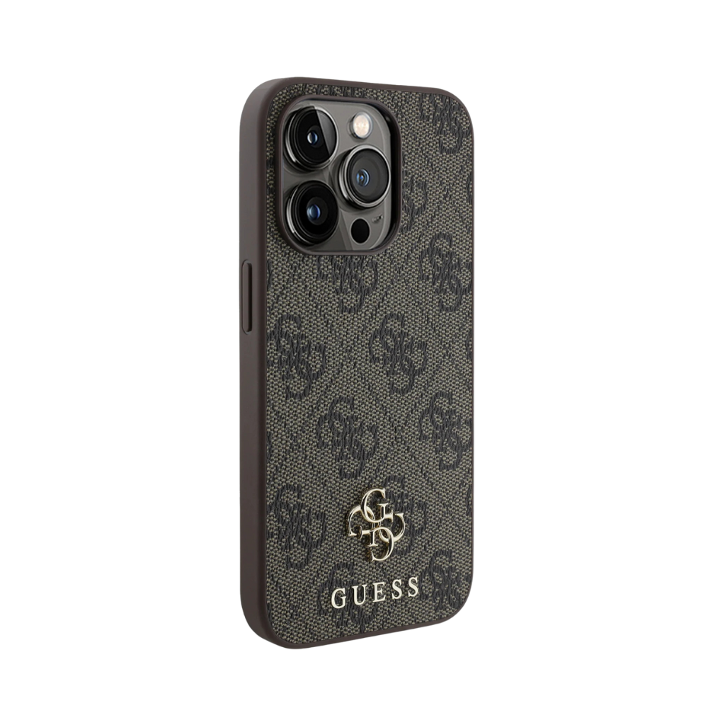 Guess hc magsafe pu 4g small 4g and classic brown iphone 16 pro