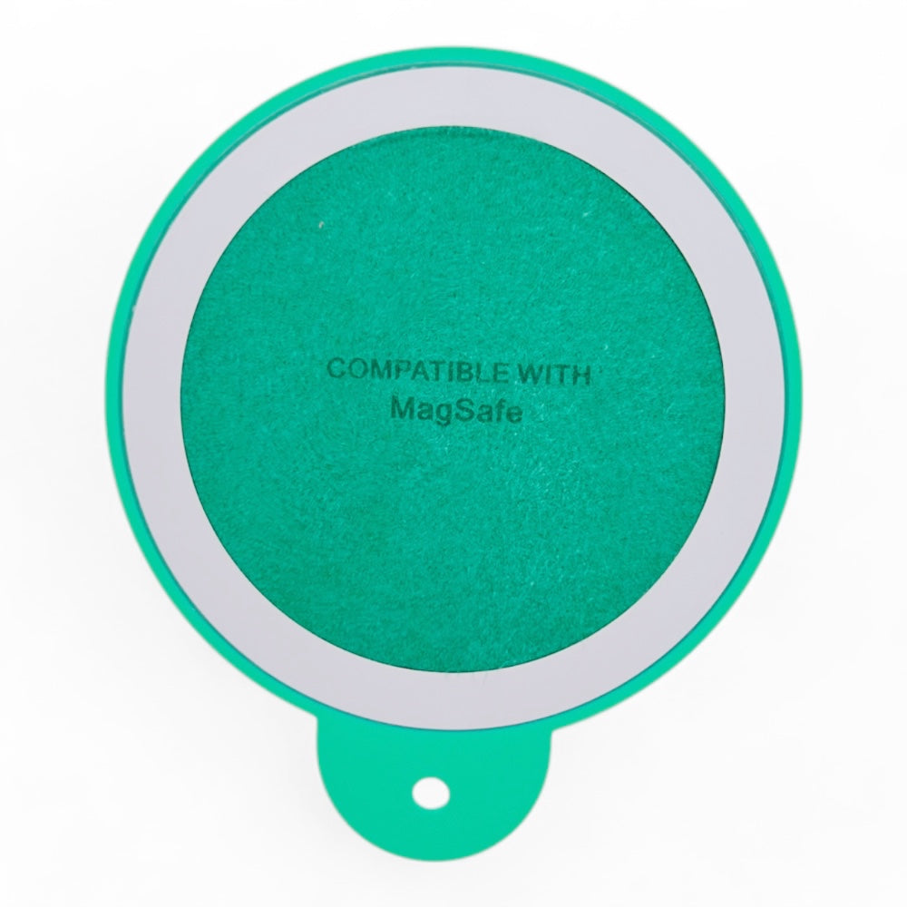 Gadget the king magsafe circular suction cup pastel green color