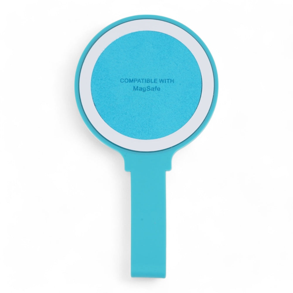 Gadget the king magsafe circular suction cup with aqua colored grip
