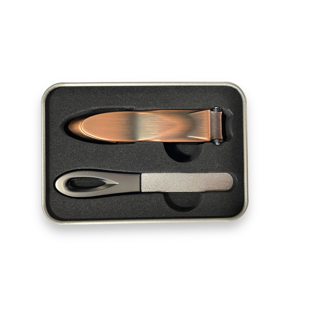 Otro generico otro kit de corta unas moderno color bronce DIGITALSHOP