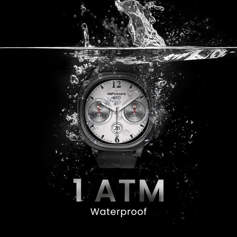 Smartwatch hifuture aix lite 1.43 inch de pantalla Amoled procesador dual core syntra AI con más de 100 modos de deportes banda de silicon
