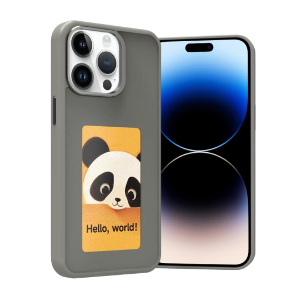 Case - DIY Ink Case Personalized Gray iPhone 15 Pro Max