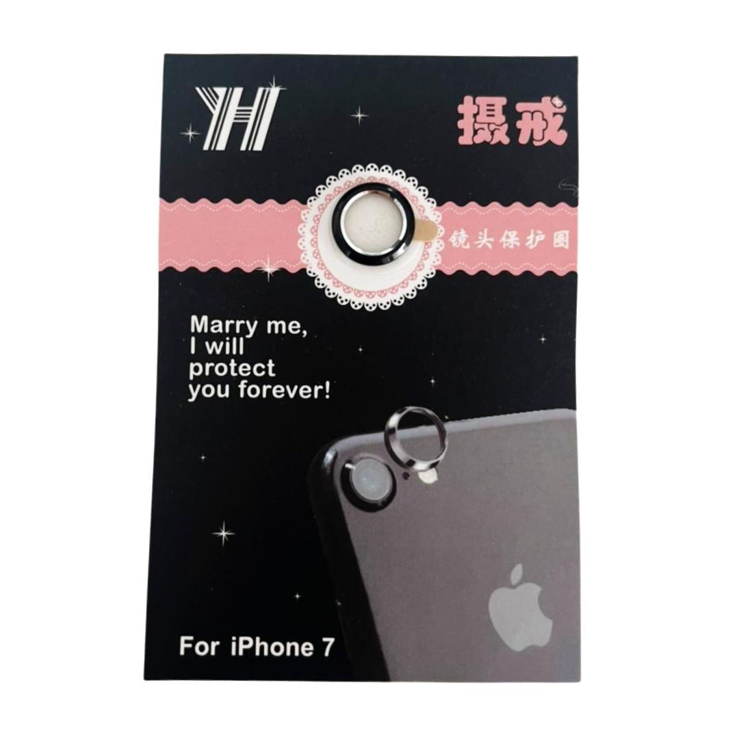 Generic Accessory Protector for Iphone 7 Camera Black Color