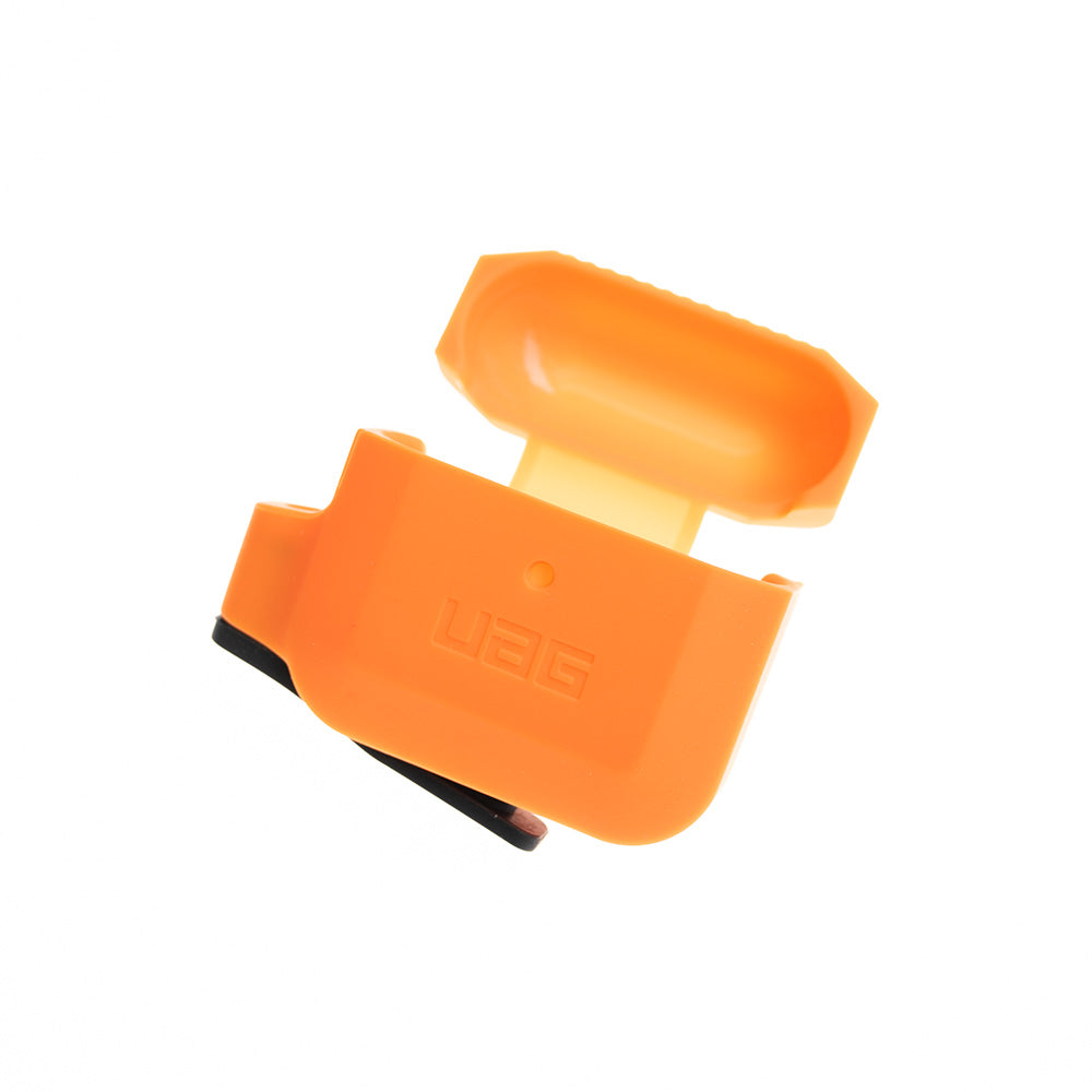 uag apple airpods gen 3 headphone case orange / black