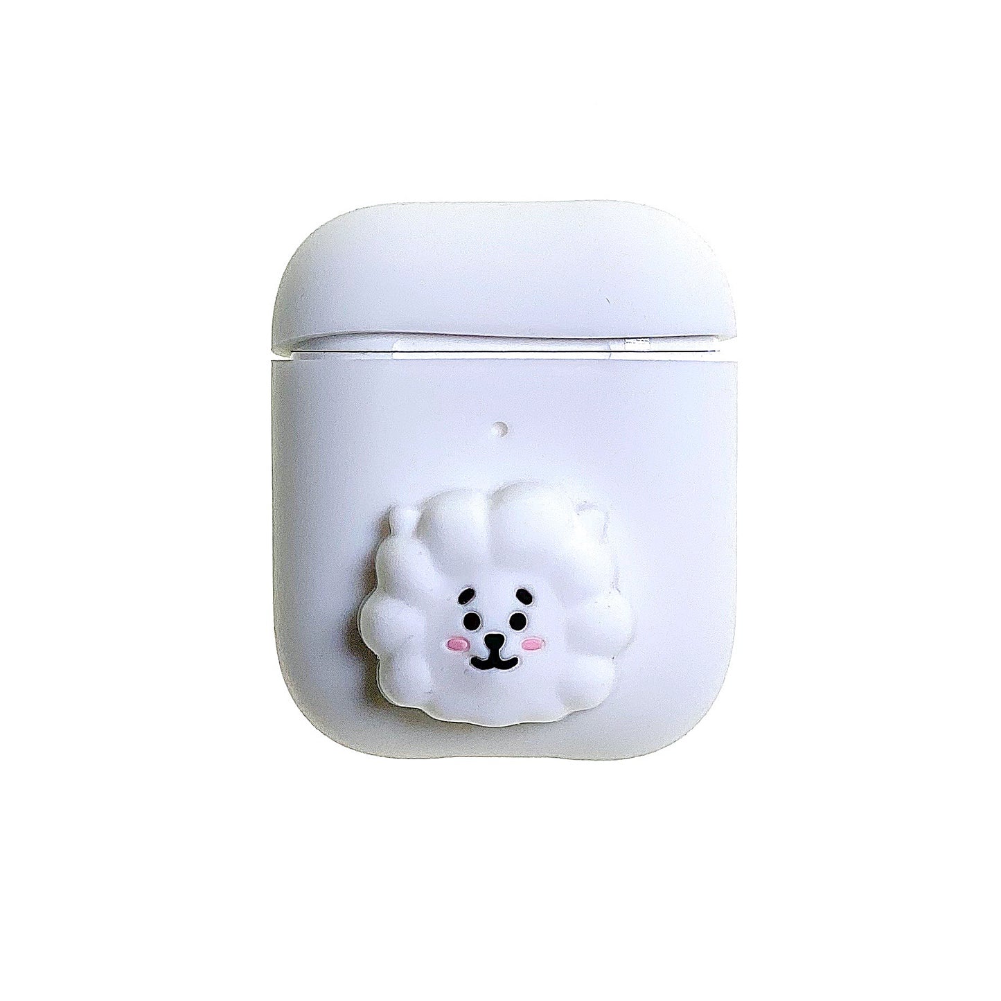 Estuche audifonos generico case airpods 1 / 2 oveja apple gen 1 , gen 2 color blanco