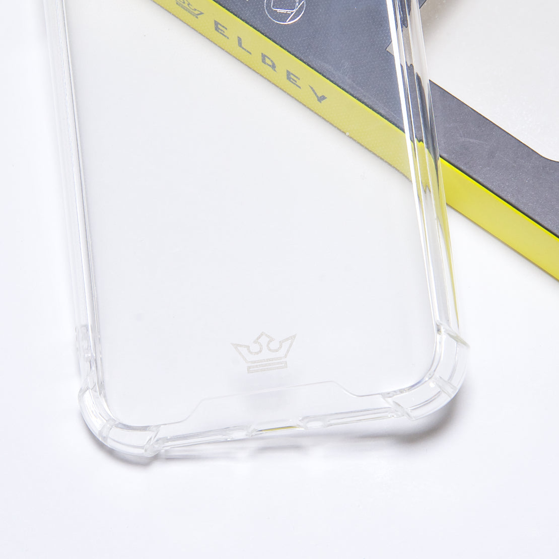 Protective case the king hard case reinforced apple iphone 11 pro transparent color