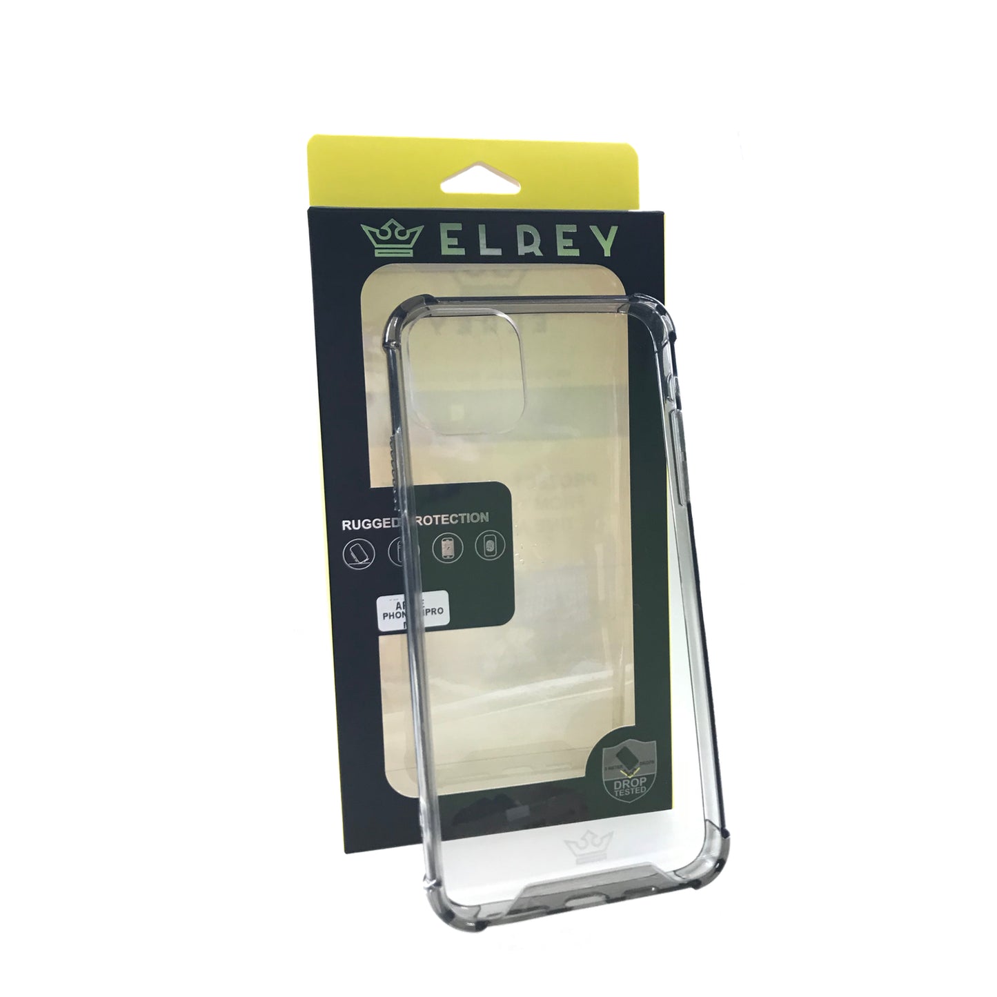 Estuche proteccion el rey hard case reforzado apple iphone 11 pro color gris