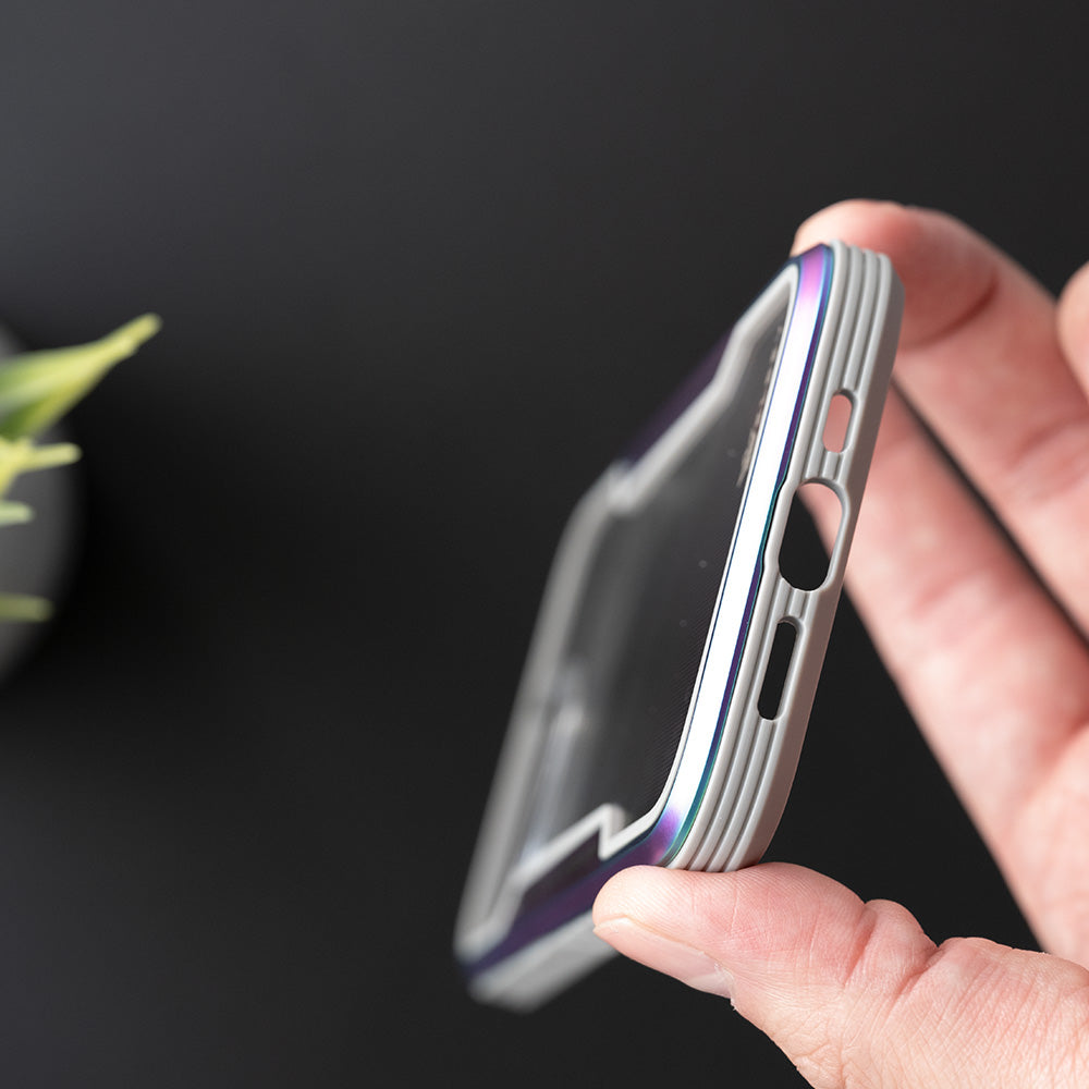 Estuche proteccion el rey defense apple iphone 13 pro color tornasol