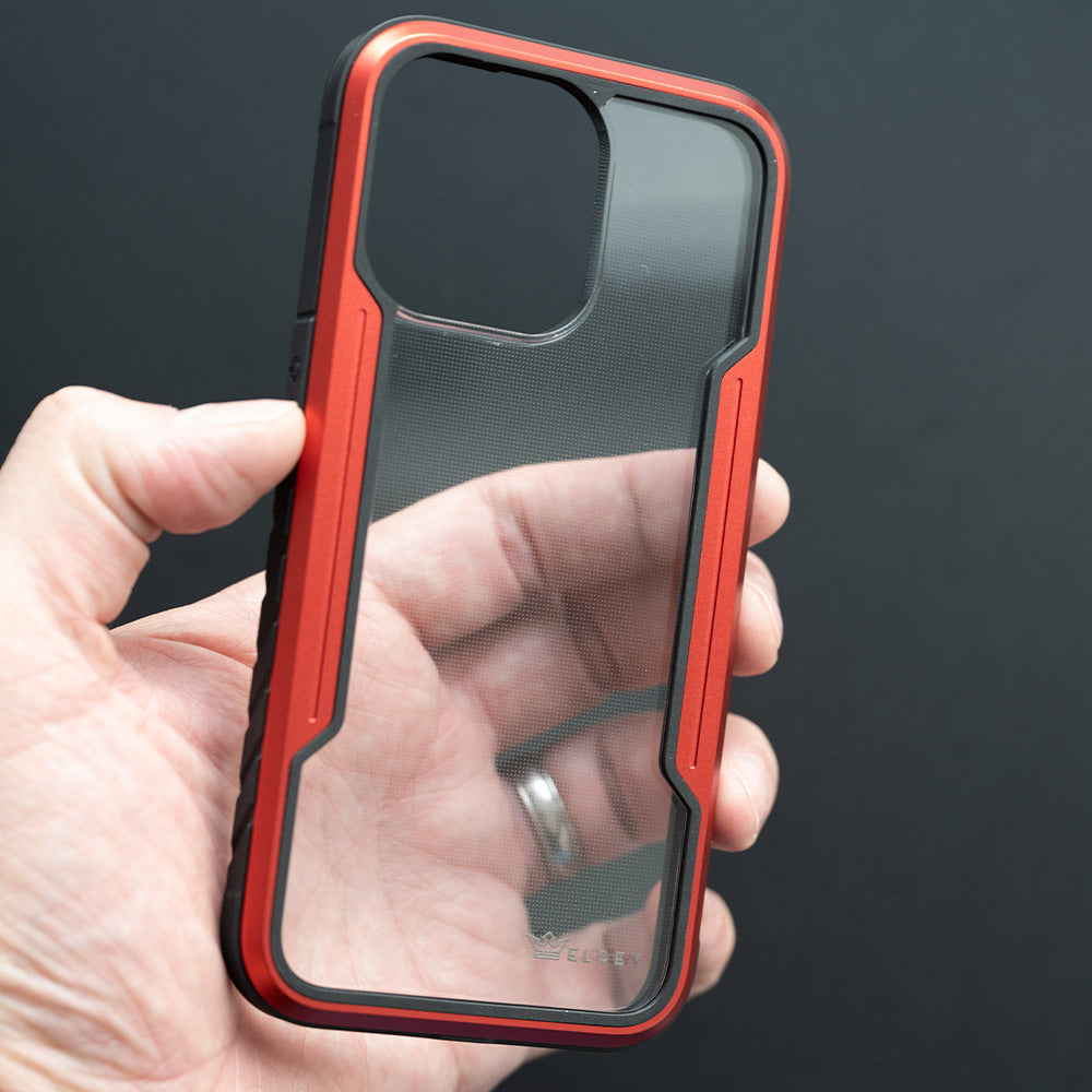 Protective case the king defense apple iphone 13 pro max red color