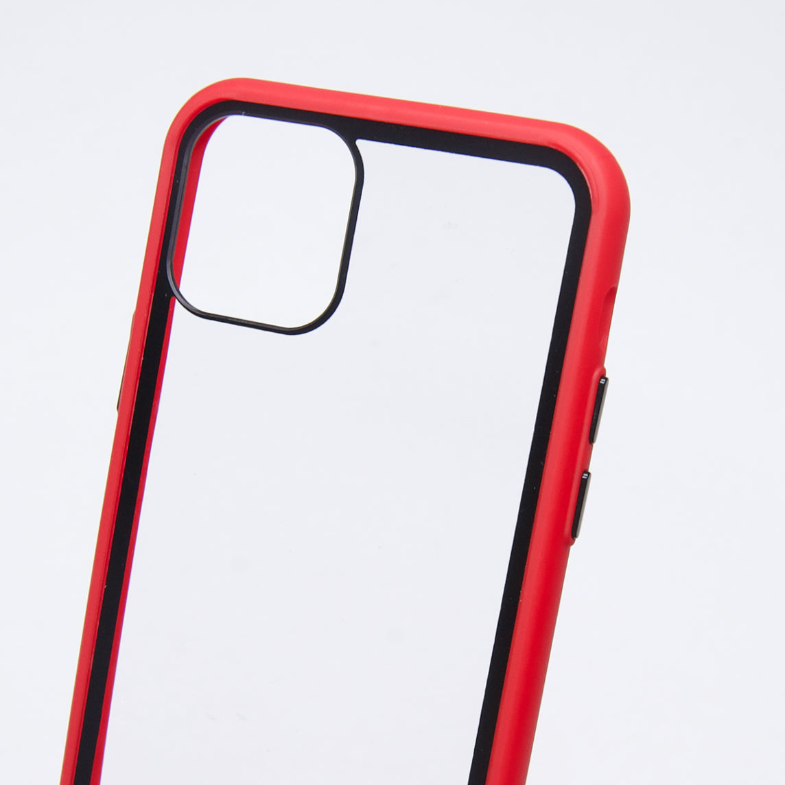 Estuche transparente el rey apple iphone 11 pro color rojo / transparente