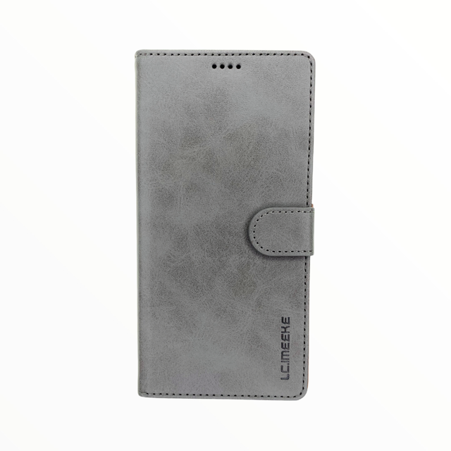 Estuche carteras lc imeeke folio libreta con porta tarjeta apple iphone 11 pro color gris