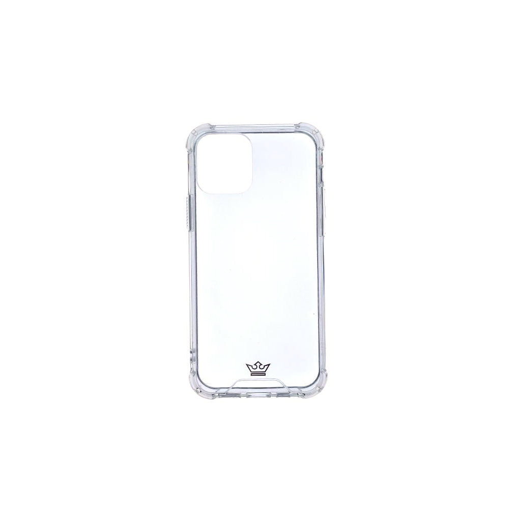 Protective case the king hard case reinforced apple iphone 12 mini transparent color