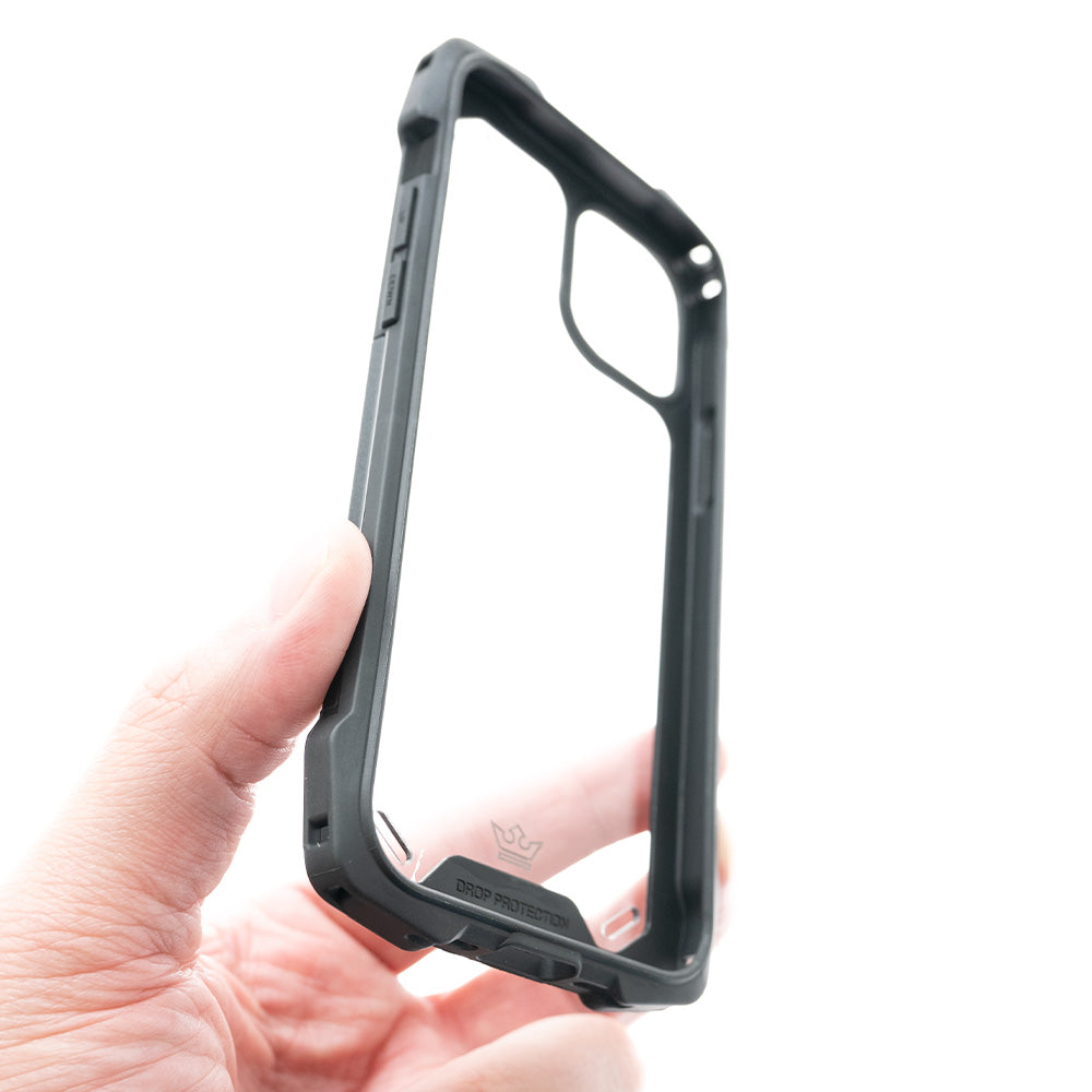 classic case the king impact 10 meters of protection apple iphone 12 pro max black color