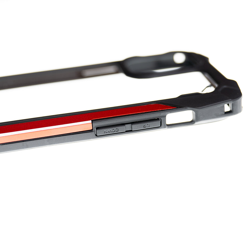 classic case the king impact 10 meters of protection apple iphone 12 pro max black / red color