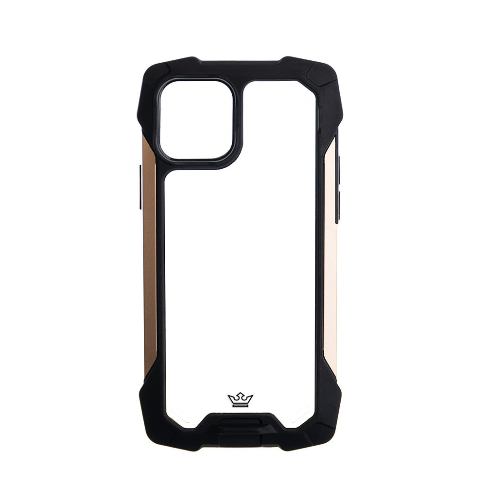 classic case the king impact 10 meters of protection apple iphone 12 pro max black / gold color