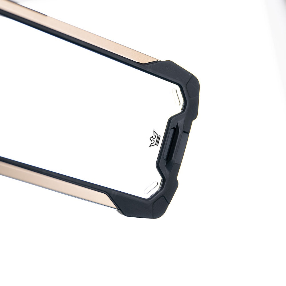 classic case the king impact 10 meters of protection apple iphone 12 pro max black / gold color