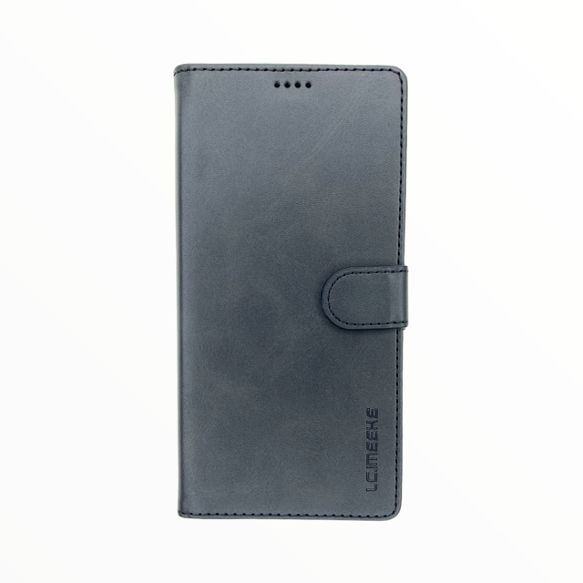 Estuche carteras lc imeeke folio libreta con porta tarjeta apple iphone 12 pro max color negro