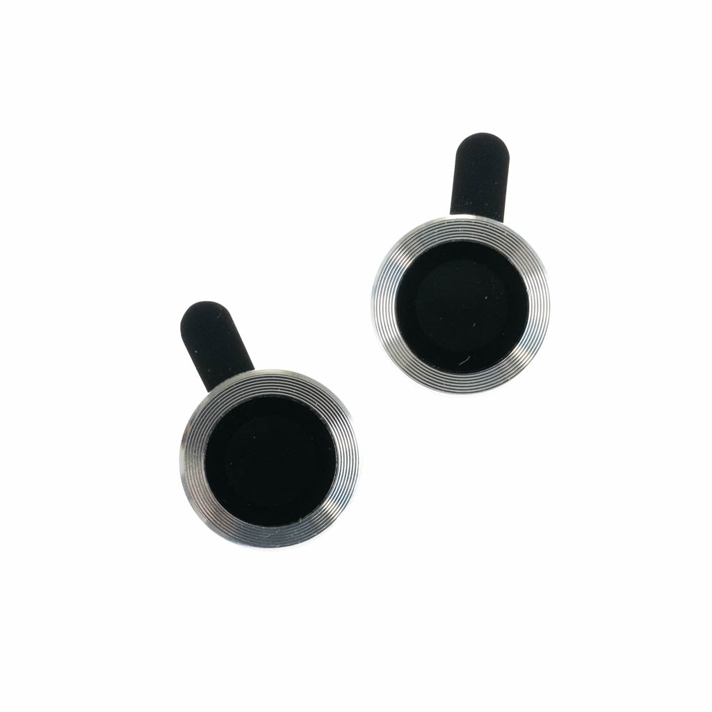 Accessory El Rey Tempered Glass Camera with Metal Edge Iphone 12 Silver Color